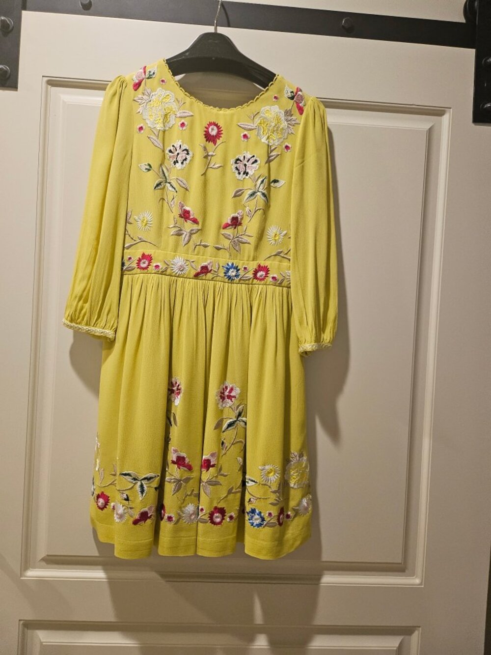 French Connection Yellow Floral Dress